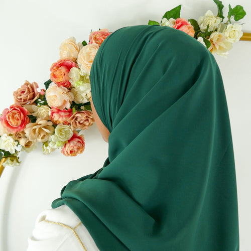 KAFTANI by Inisa Hijab Altweiß online kaufen Medina Seide Hijab