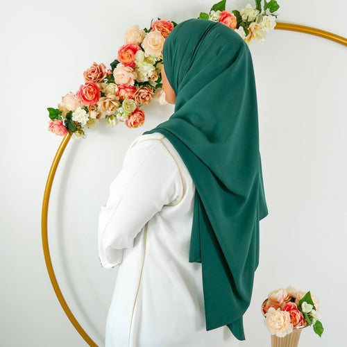 KAFTANI by Inisa Hijab Altweiß online kaufen Medina Seide Hijab