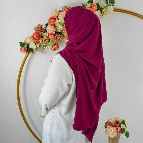 KAFTANI by Inisa Hijab Altweiß online kaufen Medina Seide Hijab