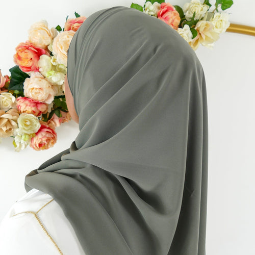 KAFTANI by Inisa Hijab Altweiß online kaufen Medina Seide Hijab
