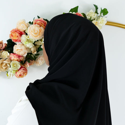 KAFTANI by Inisa Hijab Altweiß online kaufen Medina Seide Hijab