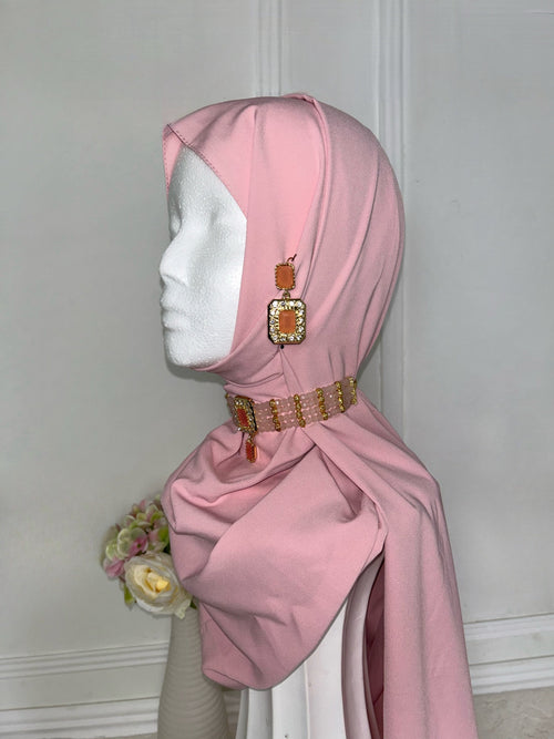KAFTANI by Inisa Hijab Altweiß online kaufen Hijab Medina Seide Hijab