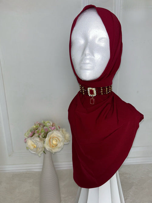 KAFTANI by Inisa Hijab Altweiß online kaufen Medina Seide Hijab