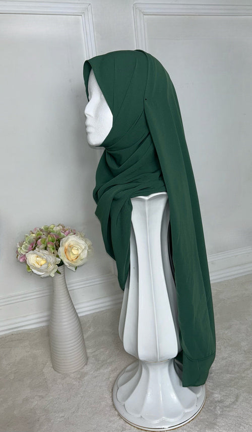 KAFTANI by Inisa Hijab Altweiß online kaufen Hijab Medina Seide Hijab