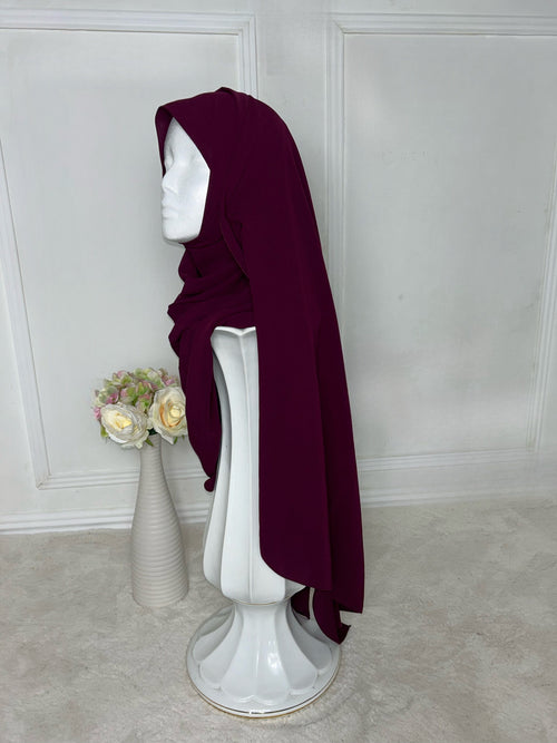 KAFTANI by Inisa Hijab Altweiß online kaufen Hijab Medina Seide Hijab