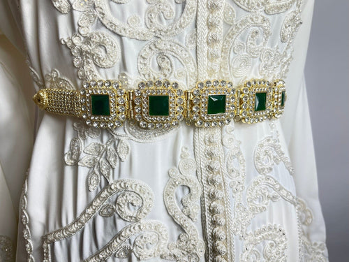 KAFTANI by Inisa Metallgürtel Gold online kaufen bei INISA Metallgürtel Habiba mit Band Gürtel