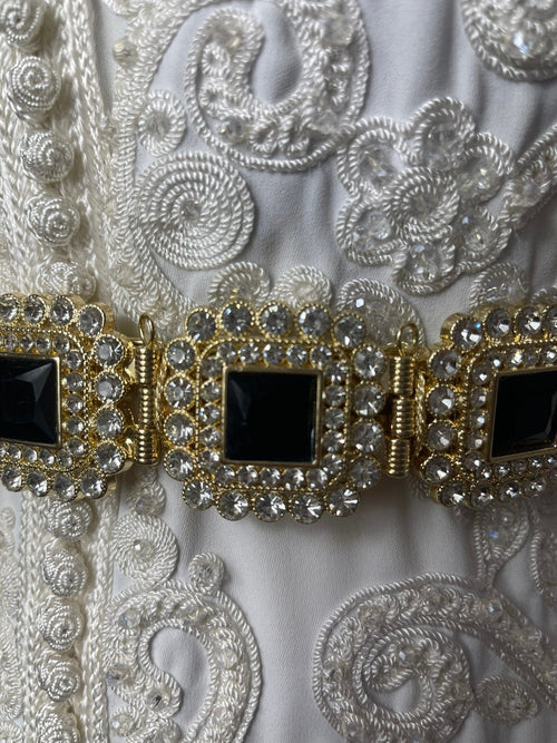 KAFTANI by Inisa Metallgürtel Gold online kaufen bei INISA Metallgürtel Habiba mit Band Gürtel