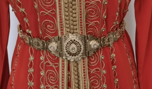 KAFTANI by Inisa Metallgürtel Gold online kaufen bei INISA Gürtel Metall Gold mit Band Gürtel