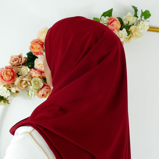 KAFTANI by Inisa Hijab Altweiß online kaufen Medina Seide Hijab